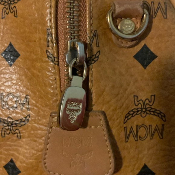 MCM Pre-loved EUC Authentic Cognac Boston Bag - Picture 4 of 17